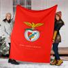 1pc B-Benfica Theme Blanket - Digital Print, Polyester, Cozy for All Seasons, Perfect for Outdoor, and Travel