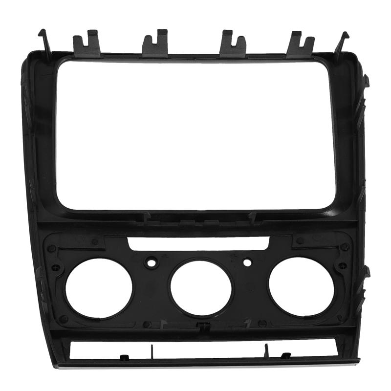 2 Din Car Refitting Fascia Fit For Skoda Octavia Audio Fascia Stereo Radio DVD CD Panel Dash Mount Trim Kit Frame Stereo Panel