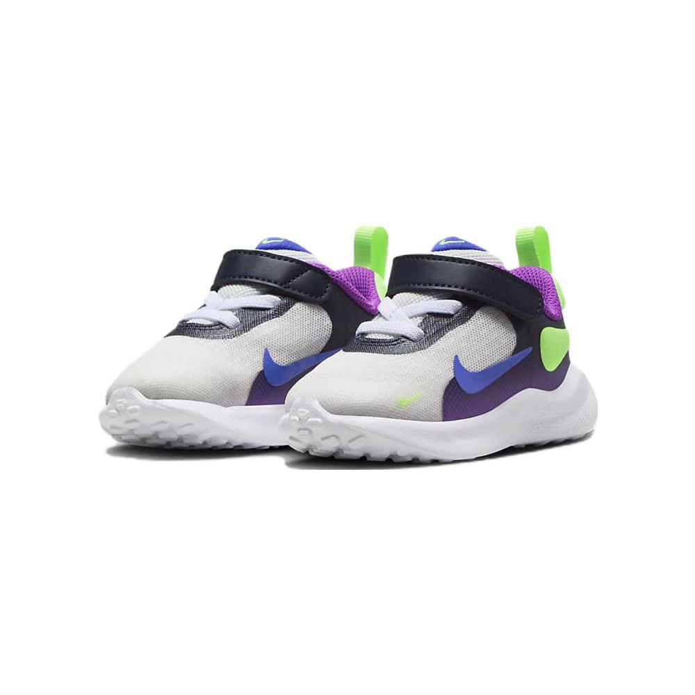 Nike Revolution 7 TD Fuchsia Dream Ultramarine Baby Sneakers White Summit-White Light-Ultramarine FB7691-100