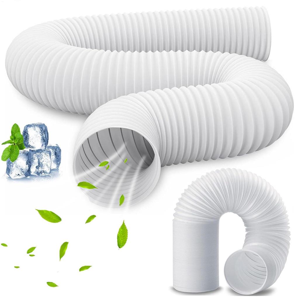 Portable Ac Hose Connector, Air Conditioner Exhaust Hose Adapter Fit 5.1in 5.9in Diameter Pipe Joint for Indoor Living Room