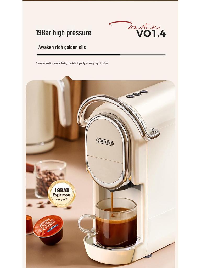 CAFELFFE Portable Espresso Machine: Automatic, Compact, for Home and Office Use