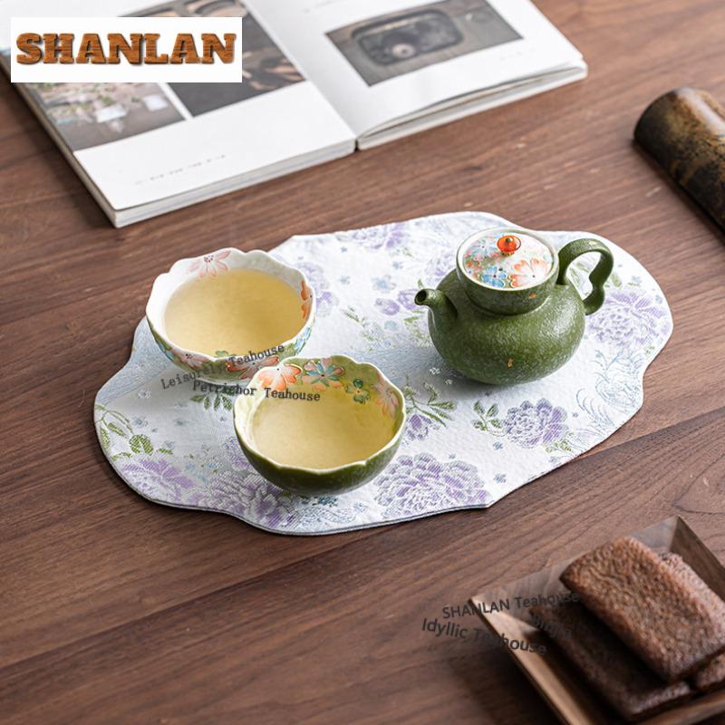 Green Orange Sprinkle Gold Teapot Boutique Tea Infuser Pot Tea Brewing Kettle With Ball Hole Tea Services Supplies Ornaments