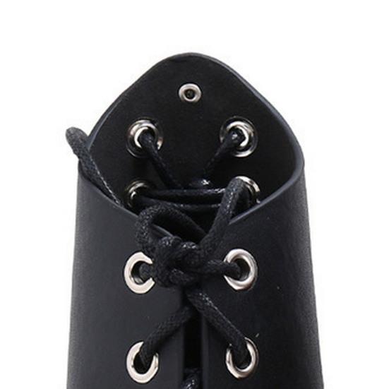 Vintage Wrist Guard Stylish Faux Leather Medieval Punk Arm Protector Lace Up Arm Belt for Parties Festivals Costume