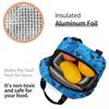 Cartoon Soccer Ball Football Insulated Lunch Bags Large Meal Container Thermal Bag Lunch Box Tote College Travel Food Handbags