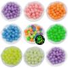 Home Party Supplies Luminous Materials Candy Color Beads Necklace Bracelet Making DIY Jewelry Accessories Round Creative 50pcs Acrylic Handmade
