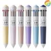 6Pcs/Set Multi-Function Colored Pens 60 Colors Multicolor Pens  for Painting Study Marking