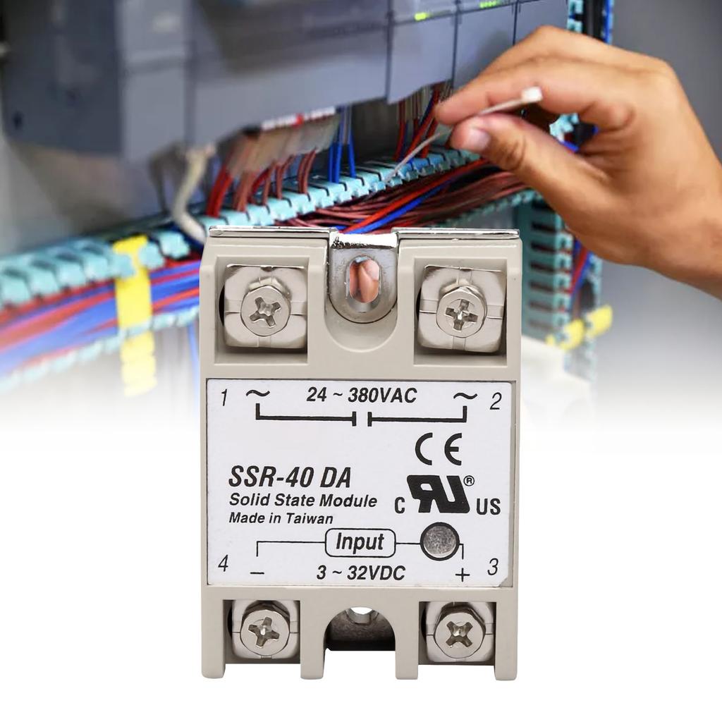 Single Phase Solid State Relay Low Noise No Spark Relay Module for Power Control Application SSR