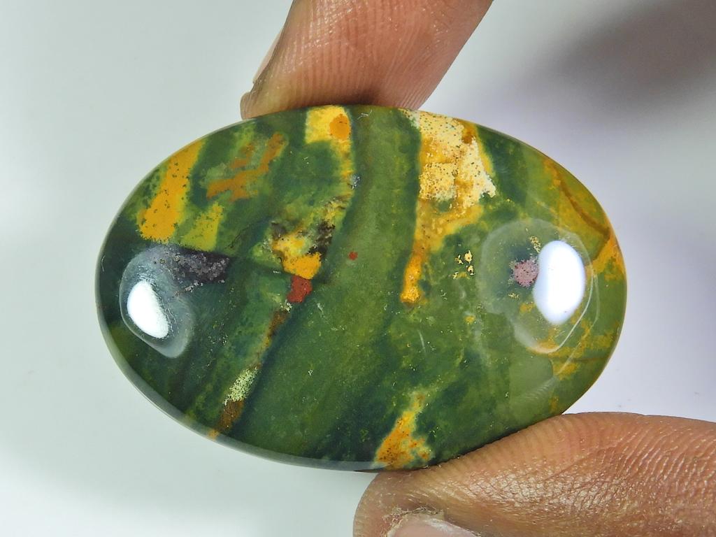 62Cts. Африканский красный кровавый камень овальный кабошон натуральный россыпью драгоценный камень 29X41MM ET-18