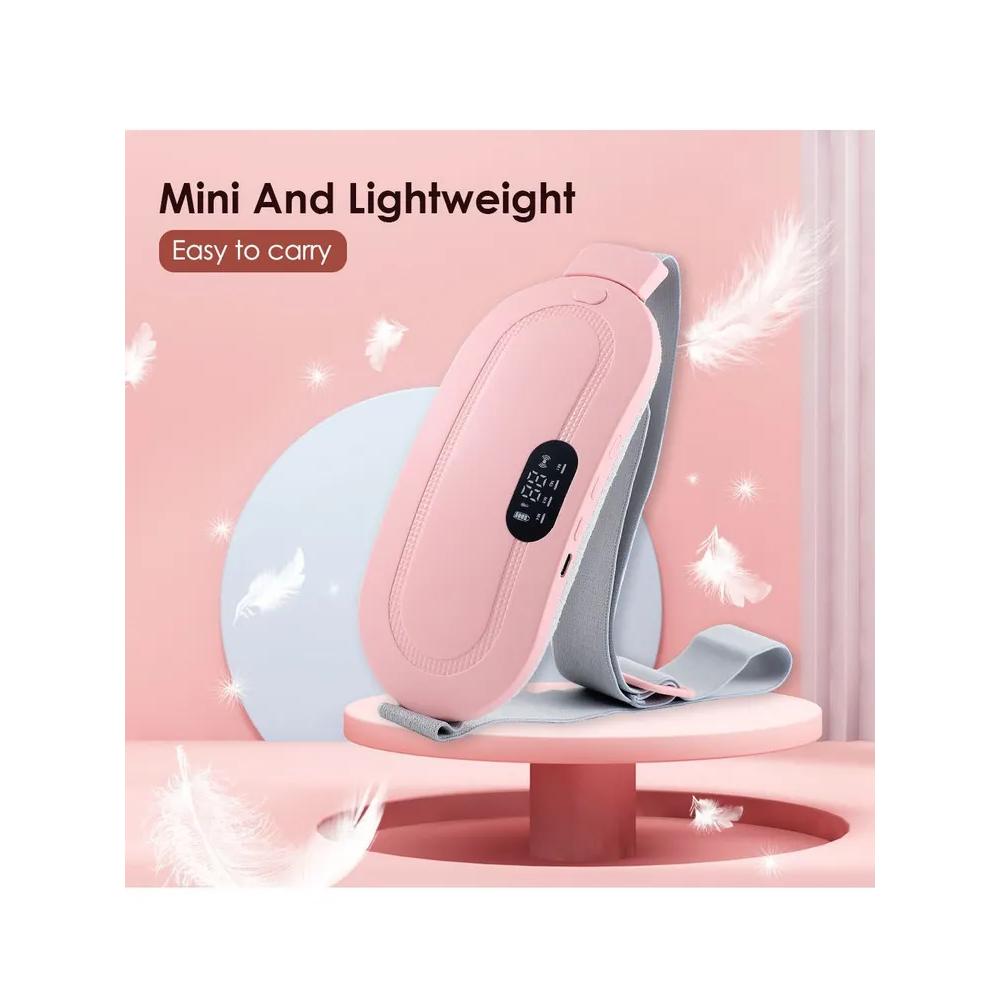 Электрический многоразовый массажер с подогревом для менструальной боли в пояснице, пояс для боли в животе, менструации и колик