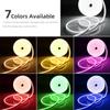 Wireless PIR Motion Sensor LED Strip Light Neon Sign 12V Neon Lights Tape For DIY Kitchen Christmas Backlight Lamp Decoration With EU Plug