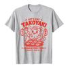 Men Women Funny Takoyaki Graphic T‑Shirt Japanese Street Food Octopus Cartoon Print Short Sleeve Tees Casual Streetwear Tops