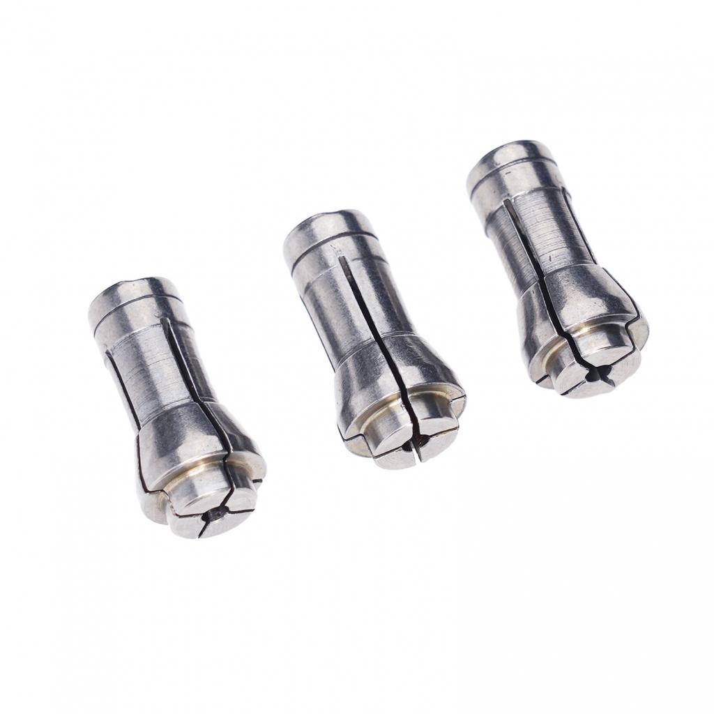 3/6мм 3шт Адаптер Патрон Цанга Прямая шлифмашина Фрезер Запчасти
