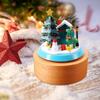 Рождественская музыкальная шкатулка классическое украшение играть веселая песня креатив для девушки