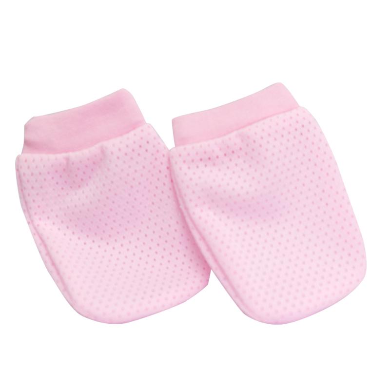 1 пара дышащих перчаток для новорожденных, нейлон + спандекс, ледяной шелк, детские регулируемые перчатки с защитой от царапин