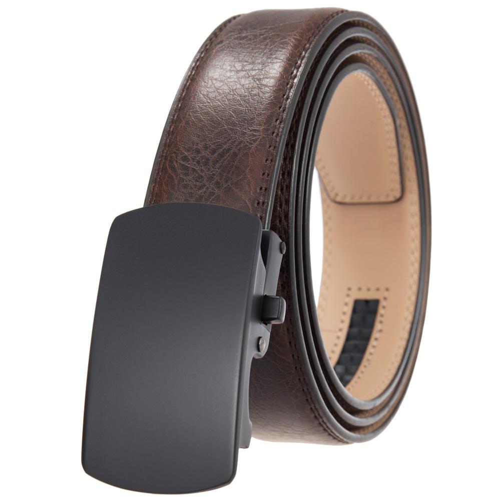 1 шт. Мужской универсальный ремень из двухслойной коровьей кожи, автоматическая пряжка Ly36-31957-1