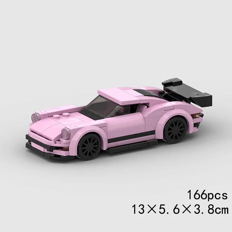 MOC Скорость Супер Гоночный Автомобиль Внедорожник Пикап Модель Строительные Блоки DIY Спортивные Кирпичи Городской Технический Ралли Гоночный Автомобиль Рождественский Подарок