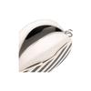 Off-White Diagonal Stripe Printed Round Zipper Leather Shoulder Crossbody Bag Unisex bags Off-White OWNA110S20LEA0010310