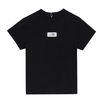 MaiSon Margiela Женская футболка S T Mm6 Логотип с номером Нашивка S52gc0327 M20170