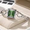Gedi Designer Womens Square Case Quartz Watch With Alloy Band And Elegant Decoration For Daily Use