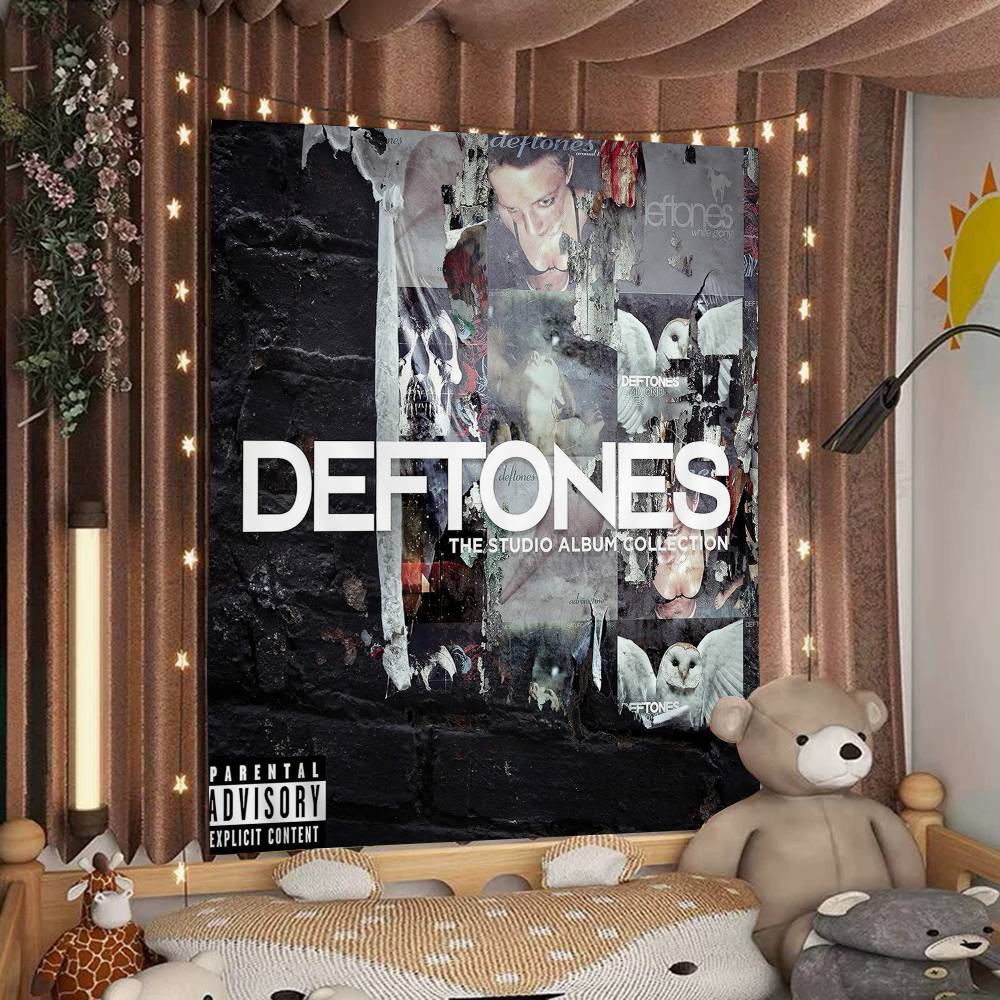 Рок DDeftones Группа Диаграмма Гобелен Богемные Настенные Гобелены Мандала Настенное Искусство Декор