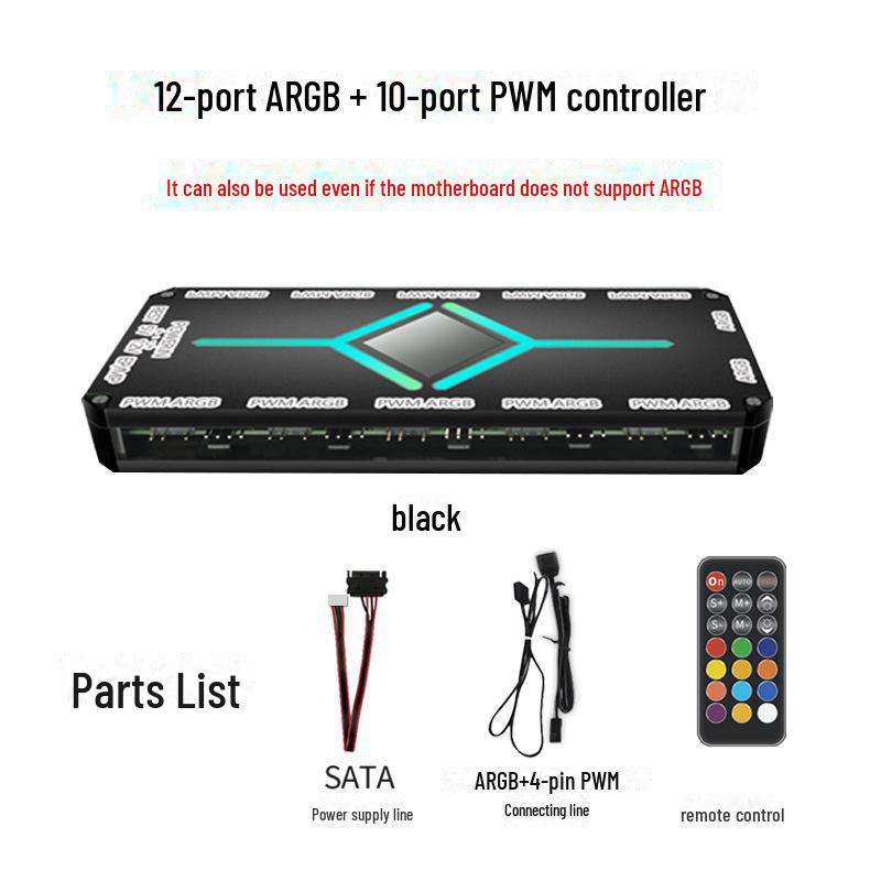 Prism 4-го поколения Pro ARGB охлаждающий вентилятор с 3-контактным 5V контроллером синхронизации для компьютерных корпусов