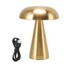 Mushroom Table Lamp Modern Minimalist Industrial Style 3 Color Dimmable Rechargeable Innovative