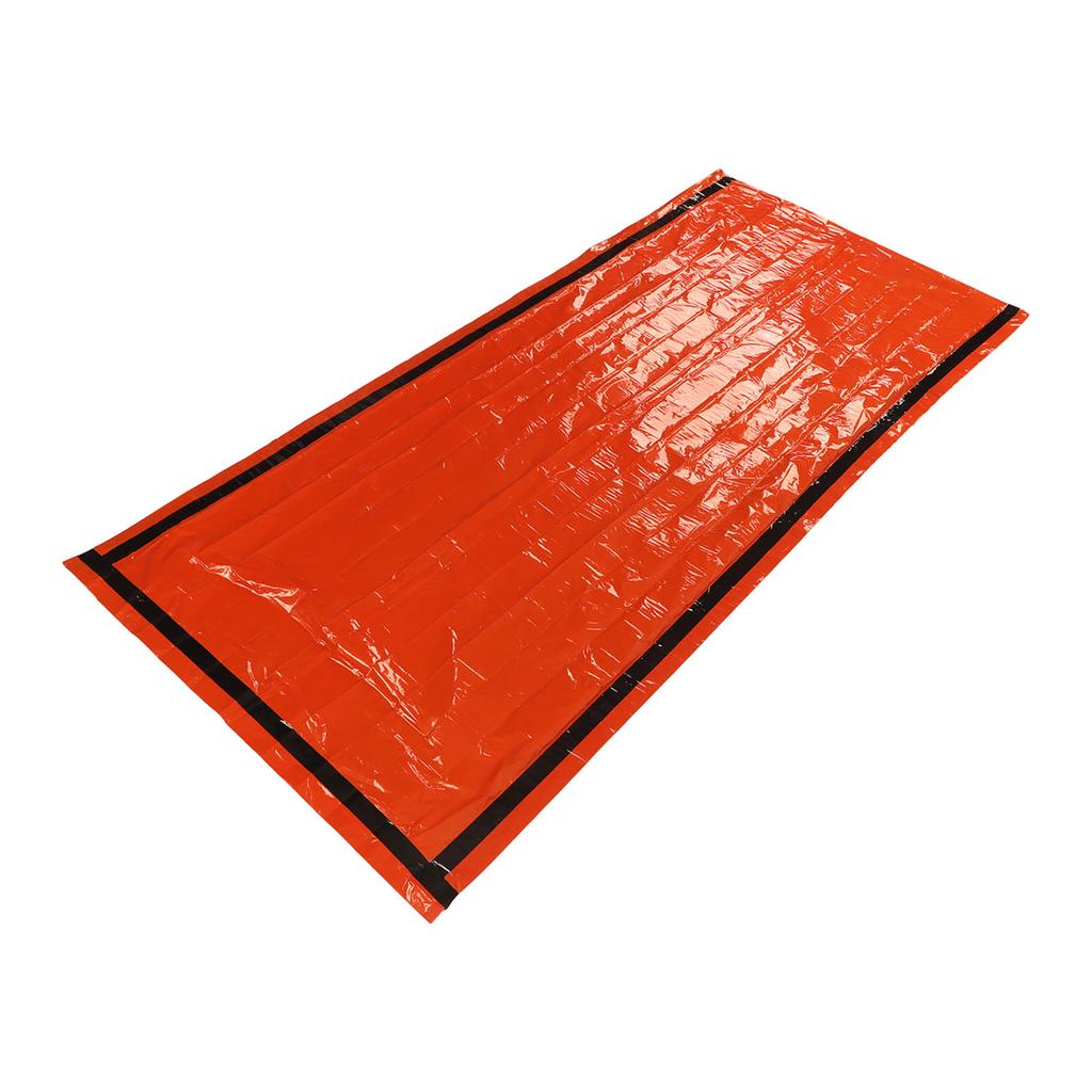 Аварийный спальный мешок для выживания Термоизоляция ПЭ Алюминиевая пленка Мешок-бивак для выживания с сумкой для хранения для улицы