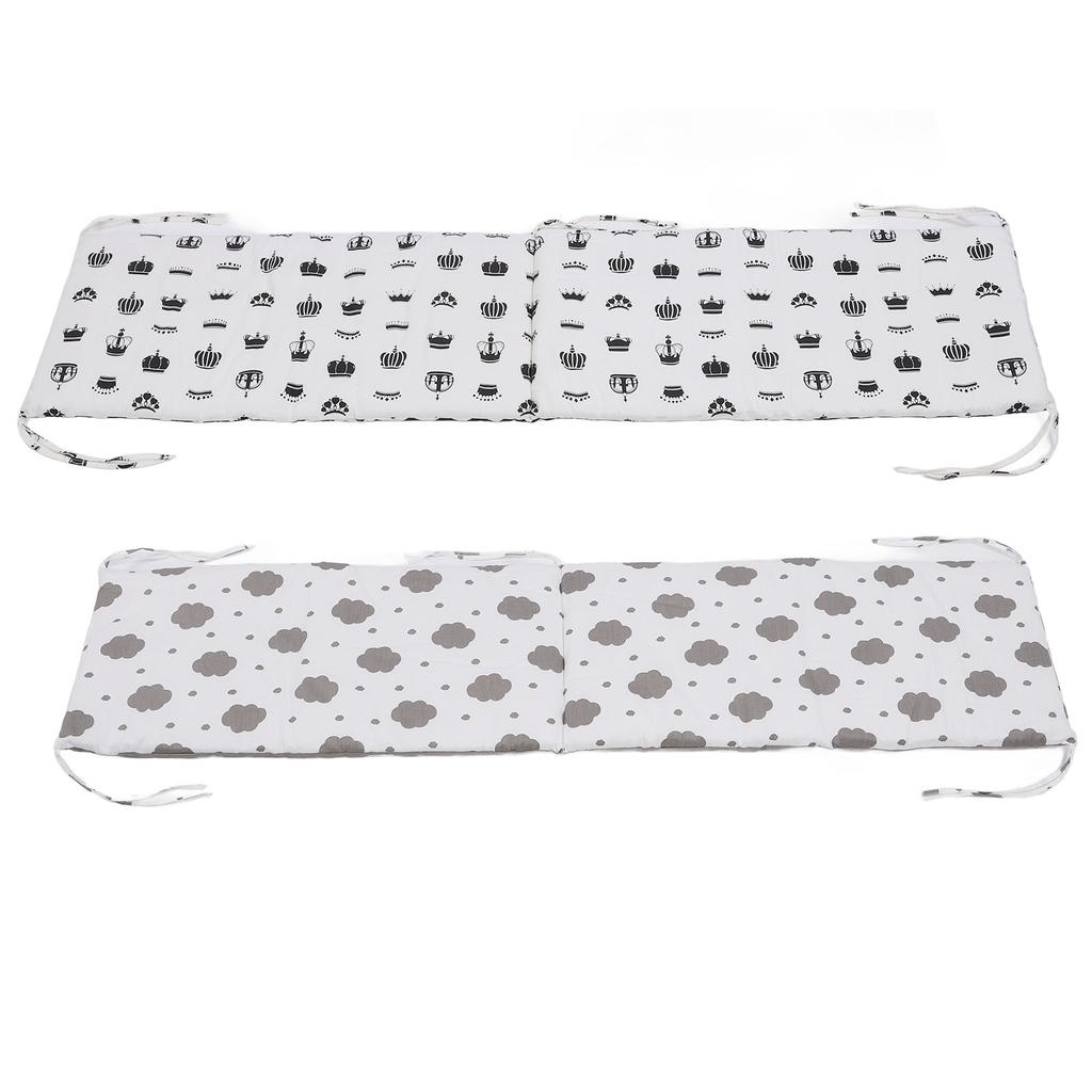 Baby Cot Bumper Pure Cotton Soft Anti Collision Prevent Falling Crib Around Cushion Infant Bed Guard