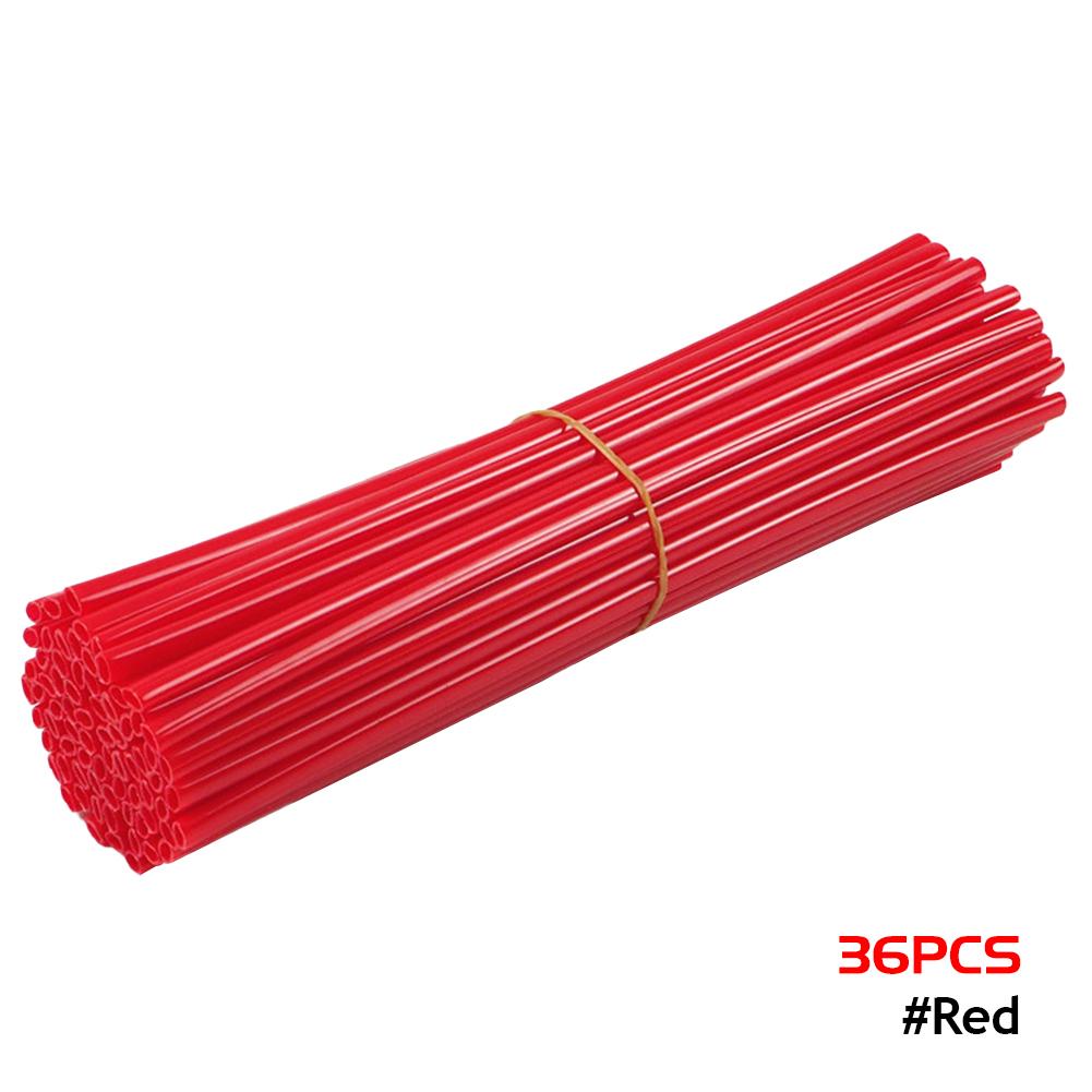 36 шт. защитные обертывания для колес мотоцикла со спицами, ободья, накладки на кожу, чехлы для труб для мотокросса, велосипеда, крутые аксессуары 12