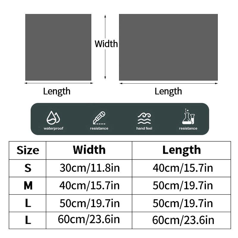 Коврик из искусственной кожи для защиты от пыли, прочный чехол для стиральной машины, пылезащитный чехол для холодильника, верхняя защита для шкафа, водонепроницаемая подкладка для обеденного стола