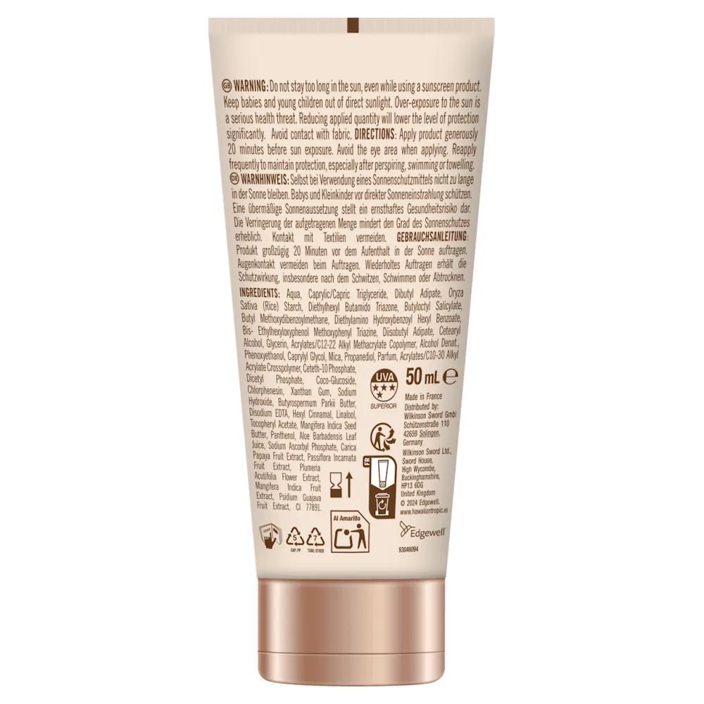 Hawaiian Tropic Sun Cream Glow Protection LSF 50, 50ml