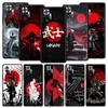 Чехол для телефона Japan Redsun Samurai Bushido для Xiaomi Redmi Note 12 11 10 Pro Plus 9S 9 8 7 9T 8T 10C 9C 9A K50 Gaming Soft Cover