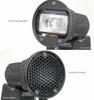 Jiebao TR08 DSLR Magnetic Flash Diffuser with Honeycomb Filters and Quick Release Ball Head
