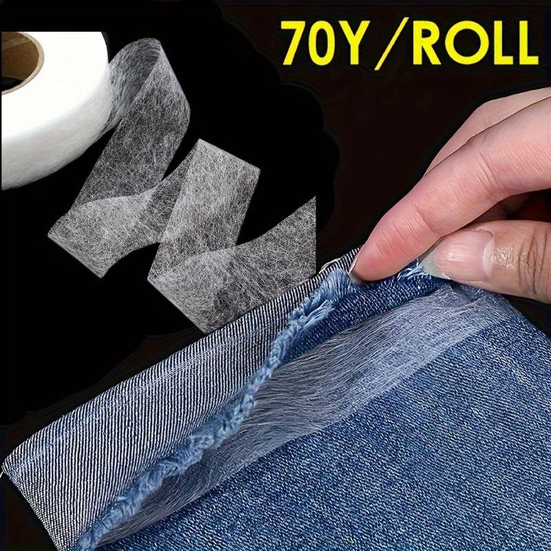 2 шт. 70 ярдов термоклеевой ленты для подгибки - клейкая лента без пришивания для подшивания одежды, брюк, штор, поделок своими руками, ширина 0,59 дюйма