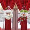 Christmas Curtain Buckle  Snowman Decoration Curtain Tie Decoration