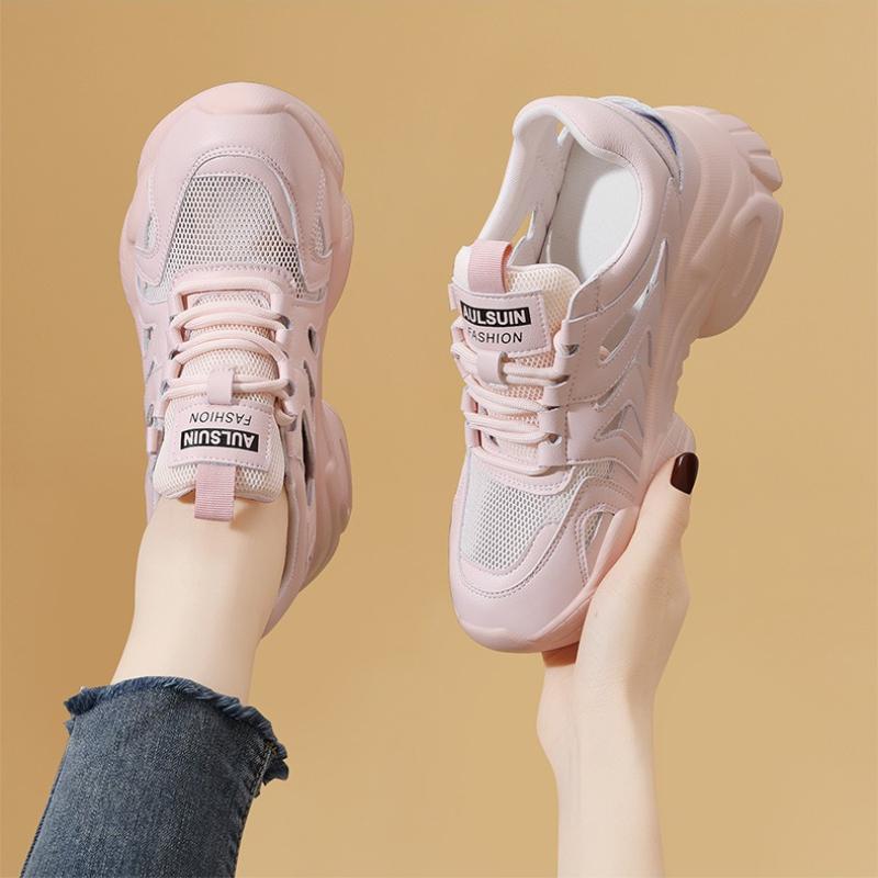 Туфли для папы с выемкой, женская мягкая подошва, новинка 2024 года, тонкая посадка, повышенный комфорт и воздухопроницаемость, повседневная спортивная женская обувь