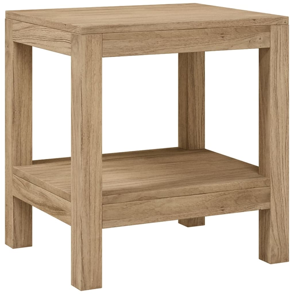 Bathroom Side Table 45 x 35 x 45 cm Solid Teak Wood
