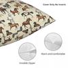 Sunset Horse Pattern Pillowcase Polyester Pillows Cover Cushion Comfort Throw Pillow Sofa Decorative Cushions Used for Bedroom
