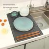 Non-Slip Silicone Kitchen Counter Mat: Drain, Insulation, Anti-Scald Coaster for Pots & Bowls.