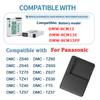 Зарядное устройство DE-A50B DEA50 для аккумулятора DMW-BCM13, DMW-BCM13PP, BCM13E для камеры Panasonic Lumix DMC-ZS40, TZ60, ZS45, TZ57, ZS50, TZ70, ZS27, TS5