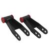 2inRear Drop Lowering Shackle Kit 712120 Replacement for Chevy Silverado GMC Sierra 1500 2WD 4X4