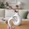 2 pieces/pair Removable Imitation Ceramic Vase Minimalist Vase Set Flower Vases  Office
