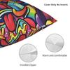 Cartoon Cute Doodle Pillow Cover Soft Cushion Cover Morden Pillow Case For Living Room Sofa