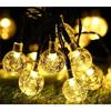 Световая гирлянда - BrizLabs - 13.8 м - 60 светодиодов - Солнечная - Водонепроницаемая - 8 режимов
