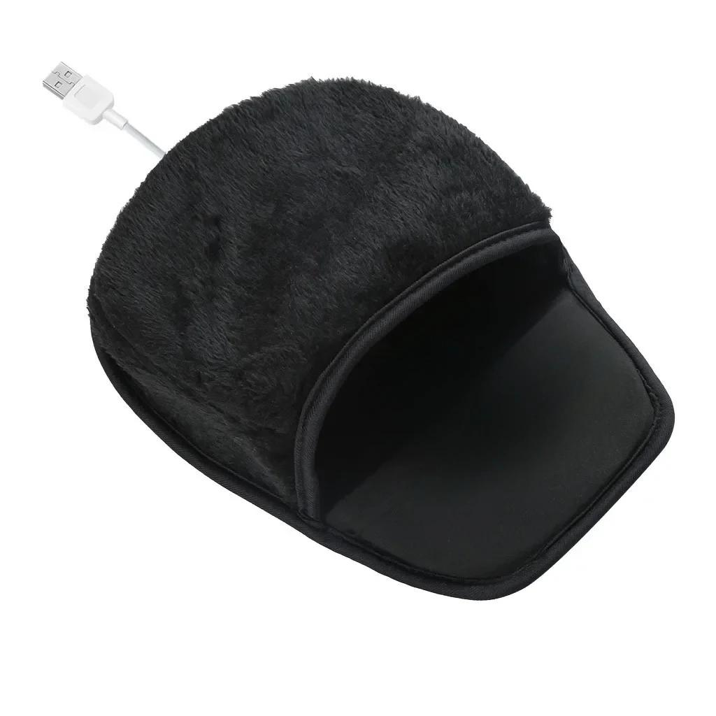 Новый USB нагреваемый коврик для мыши грелка для рук сокровище зимний утолщенный теплый чехол для мыши офисный настольный коврик грелка для рук