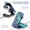 S6 For Iphone/Airpods/Apple Watch 3-in-1 15W Magnetic Wireless Charging Station Desktop Bracket
