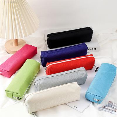 Простой пенал школьные принадлежности пеналы Estuche Escolar однотонные школьные принадлежности Kalemlik Trousse пенал-Ljx