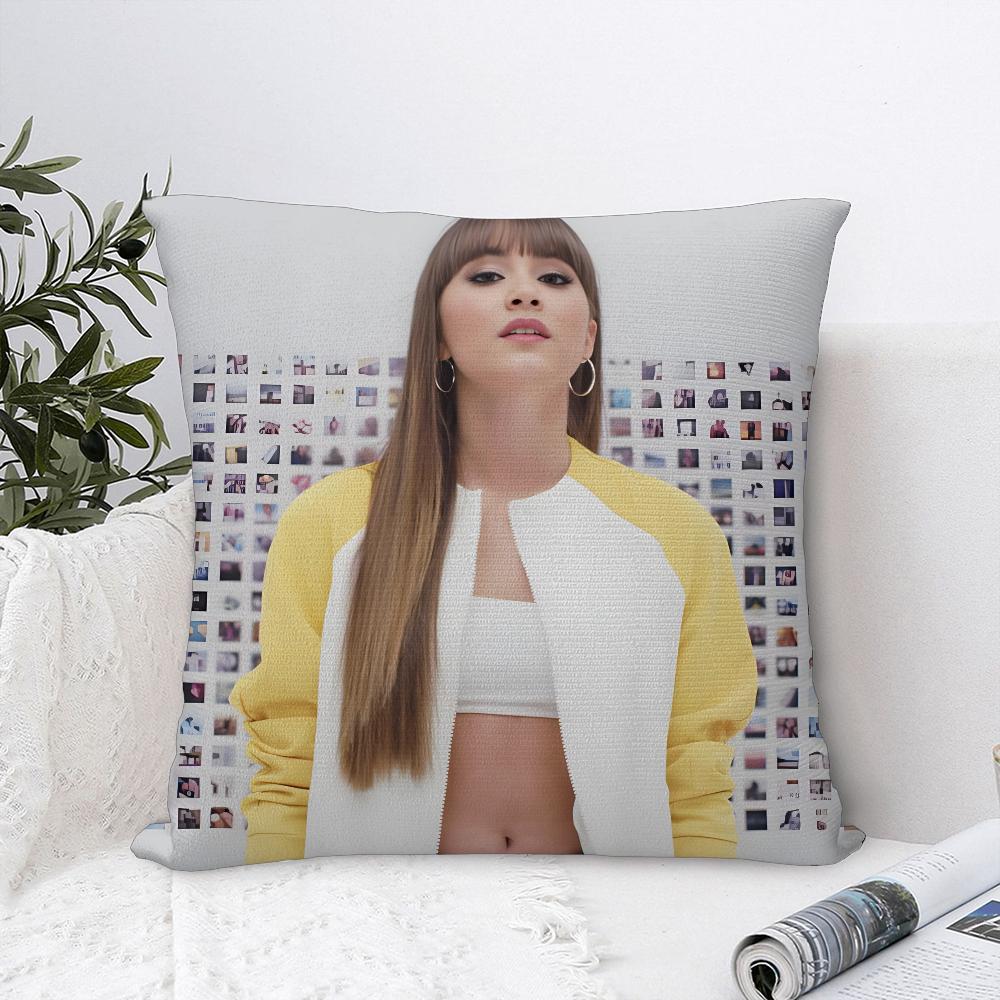 Наволочка с изображением певицы A-Aitana O-Ocanas, декоративная наволочка для дивана, квадратная плюшевая декоративная подушка для дома, двусторонняя печать
