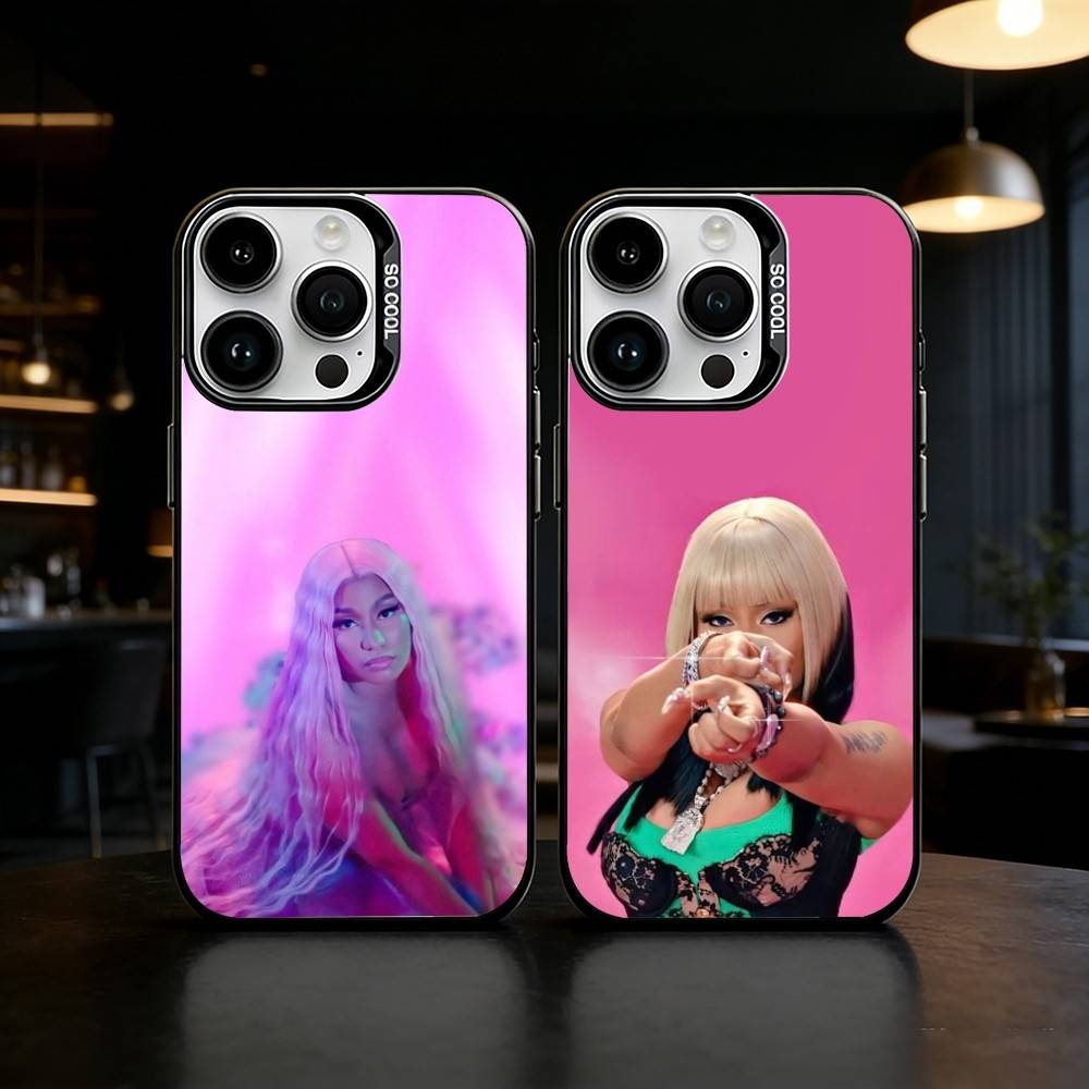 Чехол для телефона Rapper SINGER N-Nicki Minaj Цвет Серебристый Корпус Для IPhone 17 16 15 14 13 12 11 Pro Max Plus