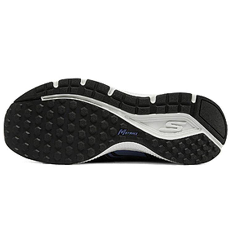 Skechers Go Run Постоянно Удобные Спортивные Сетчатые Синтетическая Кожа Амортизирующие Прочные Низкие Кроссовки для Бега Мужские кроссовки 220036-BKBL